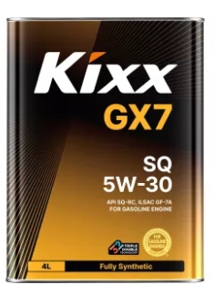 Масло моторное 5W30 SQ/GF-7A KIXX GX7 4л Синтетическое