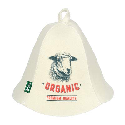 Шапка с ПРЕДСКАЗАНИЕМ "Organic premium quality" «Органическое премиальное качество»