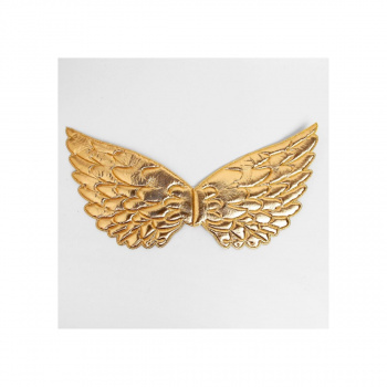 Крылья Ангел маскарадные  в золоте (полиэстер) / 0,5x44x20см 