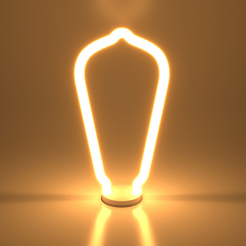Лампа светодиодная Decor filamet 4W 2700K E27 ST64 белый матовый