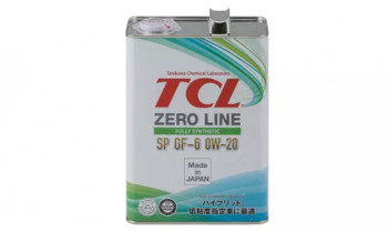 Масло моторное TCL Zero Line, API SP, ILSAC GF-6A 0w20 Синтетическое 4л