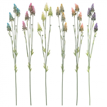 Цветок искусственный "Лаванда", L15 W10 H60 см, 6в.