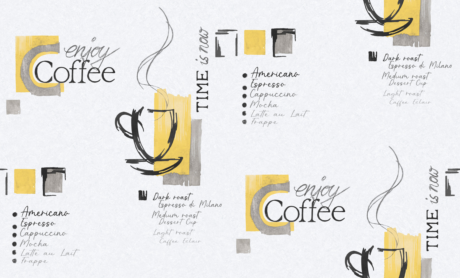 8808-19 Обои флизелиновые Espresso мотив светло-серый 1,06х10,05м