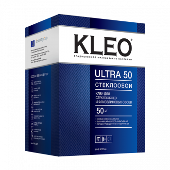 Клей для стеклообоев и флизелиновых обоев, сыпучий KLEO ULTRA 50 (500г)