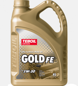 Масло моторное 5W30 L TEBOIL Gold 4л синтетическое