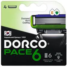 Кассеты д/станков Dorco Pace 6 (6лез.) 4шт