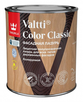 Антисептик фасадный декоративный Tikkurila Valtti Color Classic полупрозрачный 0,9л