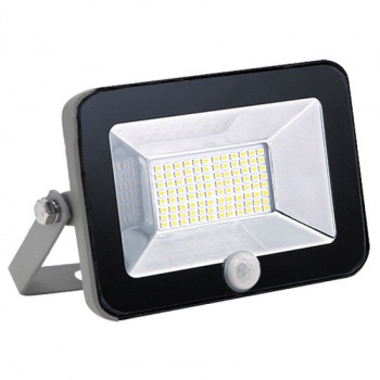Прожектор светодиодный (с датчиком) FL-LED Light-PAD SENSOR 10W Grey/Black 4200К  850Лм 
