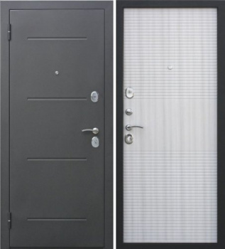 Дверь входная Гарда Муар, 210х86 см, Белый ясень, Правая