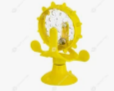 Игрушка-кормушка WOGY д/кошек Колесо d=9см  с колокольчиком