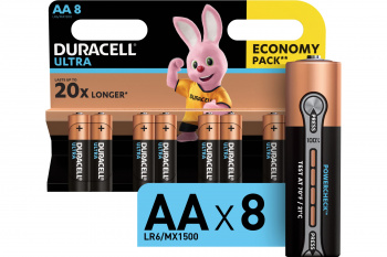 Батарейки  Duracell LR6-8BL Ultra Power