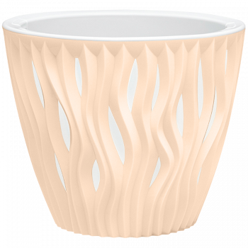 Кашпо Вдохновение Крем d15.5 h15.5см 1,6л КШ-9267