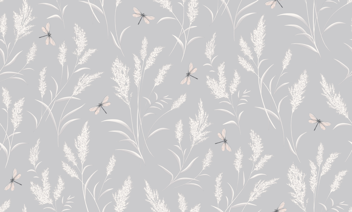 8914-29 Обои флизелиновые Leto мотив серый 1,06х10м