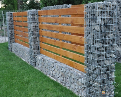 Габионы (столбы) 300*300*2000/50*100*3,5*3,5 цинк