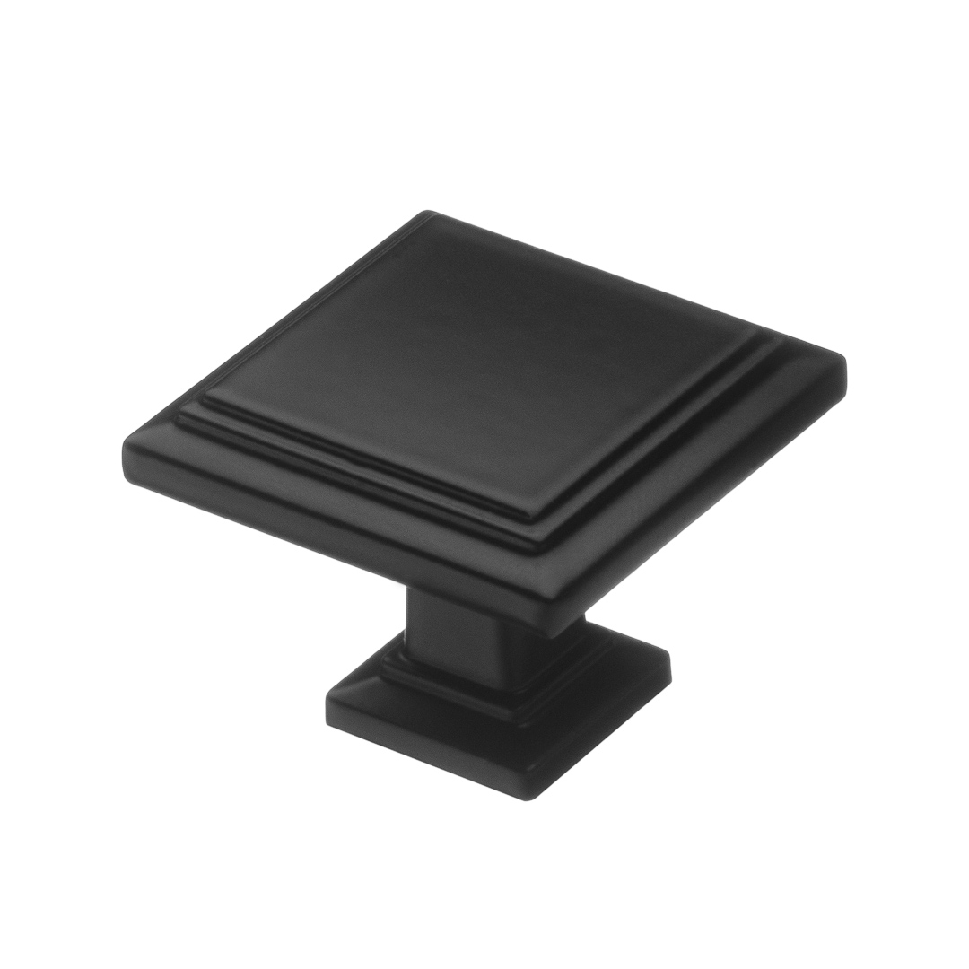 RK-105 BL Ручка-кнопка,  матовый черный