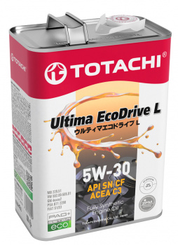 Масло моторное TOTACHI Ultima EcoDrive L SN/CF Синтетика 5W30 4л