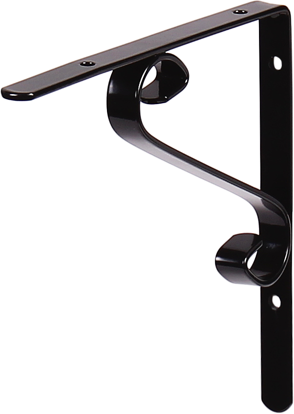 L7416BL Кронштейн S 150х150мм ЧЕРНЫЙ