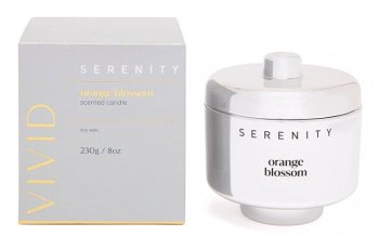 Свеча "Serenity" "Цветущий апельсин" 2 фитиля 10,4x10,4x11,6см