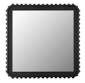 Зеркало Bantu черн 40х40 см