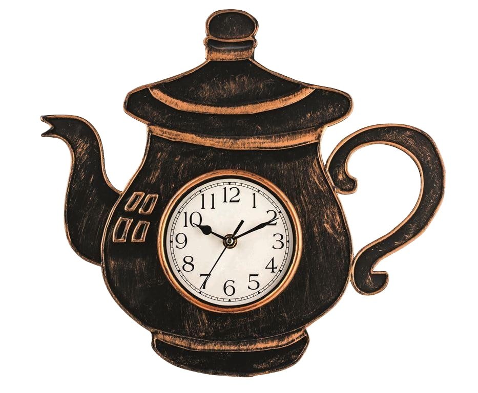 001210 Часы настенные пластиковые 38х34.6х3.5 KS 965A