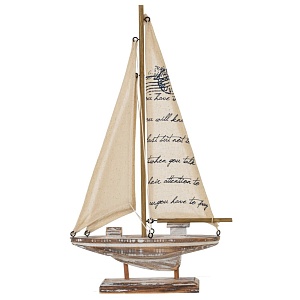 Корабль, L19,5 W3,5 H34,5 см