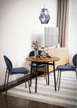 Стол обеденный «Медисон», 800 × 800 × 720 мм, цвет дуб американский