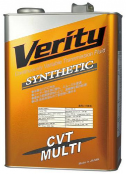 Масло гидравлическое VERITY Synthetic Multi CVTF 4л Синтетическое