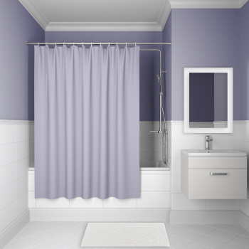 Штора для ванной 180*200 см (фиолетовый), IDDIS, D26P218i11