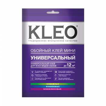 Клей обойный KLEO Мини Line Optima 12м2 универсальный (60г)