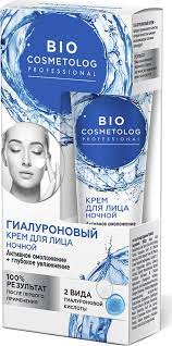 Крем д/лица ФК BioCosmetolog Гиалуроновый Активное омоложение ночной 45мл