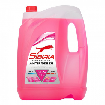 Антифриз SIBIRIA ANTIFREEZE G12+ red -40 10кг