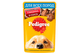 Корм жидкий PEDIGREE Говядина для взрослых собак 85 г