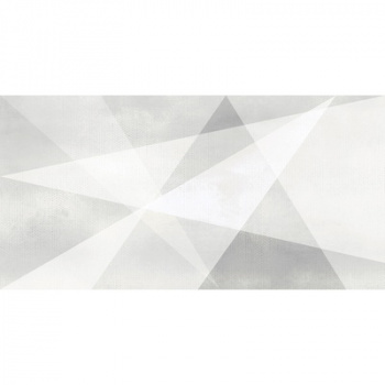 Плитка настенная Shape Geometry White 249х500х8,5 цвет:белый-серый  1,245 м2 10 шт в упак