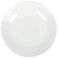 Тарелка десертная, стеклокерамика, 19 см, круглая, Белая, Daniks, 223763 LHP75