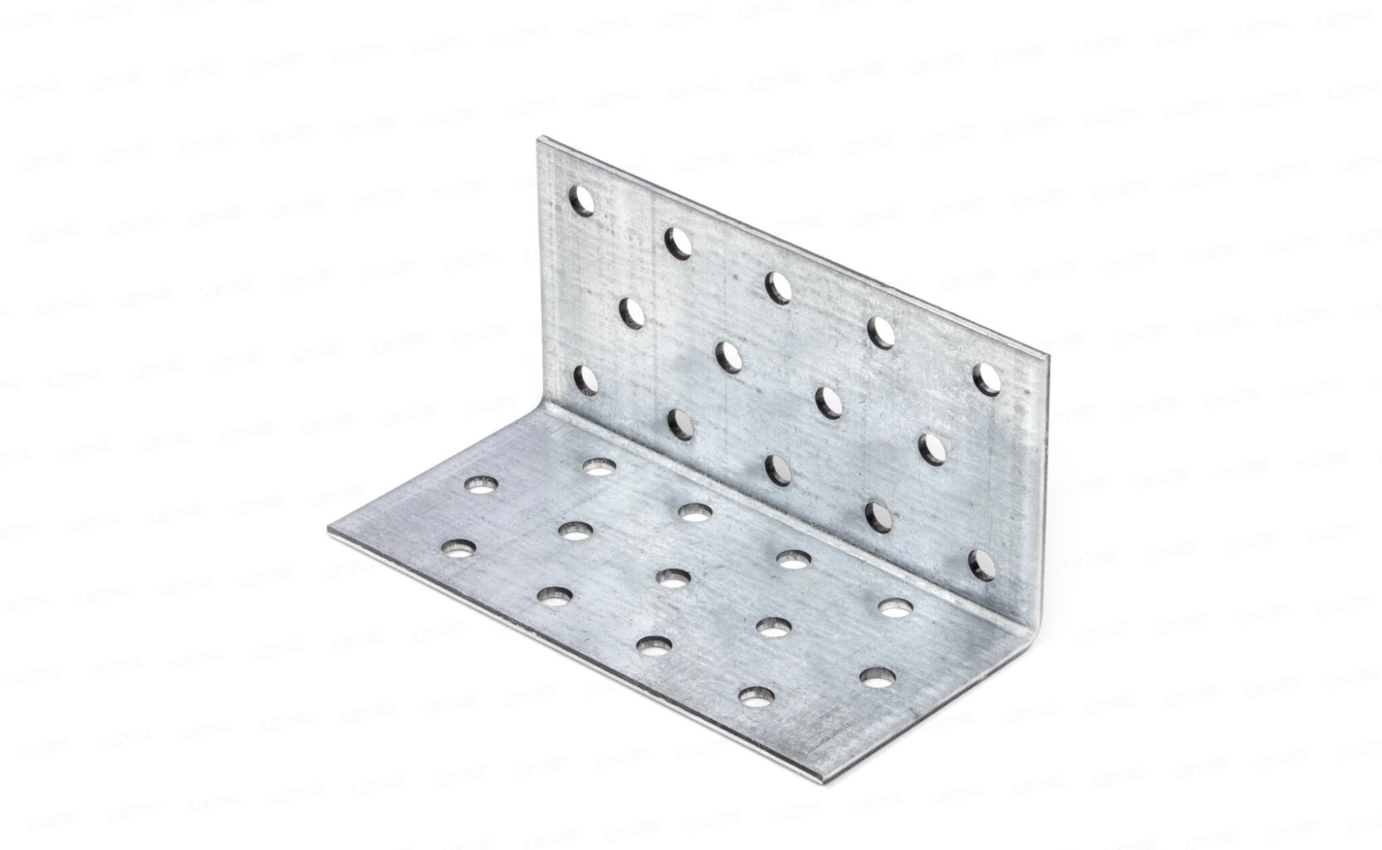 55555605 Уголок крепежный равностор 50х50х100х2,0 мм оцинк. (1-50) М