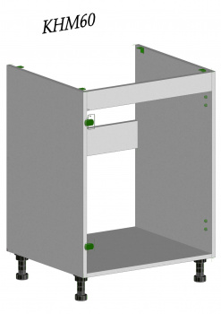 Каркас нижнего шкафа под мойку (бел сканд) 600
