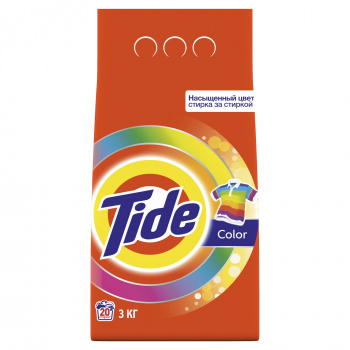 Стиральный порошок TIDE Color, автомат, 3кг.