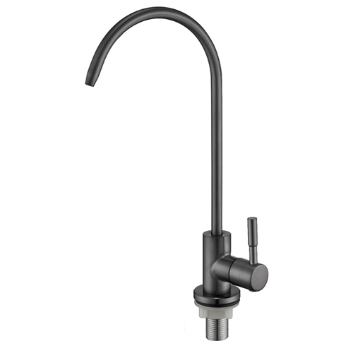 T6203-SY03 Кран для холодной воды одноруч, для фильтра, с высоким изливом, нерж, графит OUTE