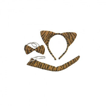 Набор маскар: галстук-бабочка, ободок, хвостик для детей старше 3-х лет 18*16см