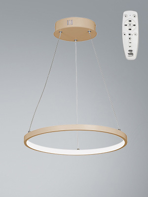 Люстра подвесная V2515DT-8/1S, LED 31Вт, 2700-6500К, цвет латунь