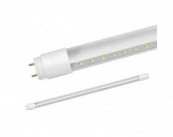 Лампа светодиодная LED-T8R-П-PRO 10Вт 230В G13R 6500К 800Лм 600мм прозрачная поворотная IN HOME