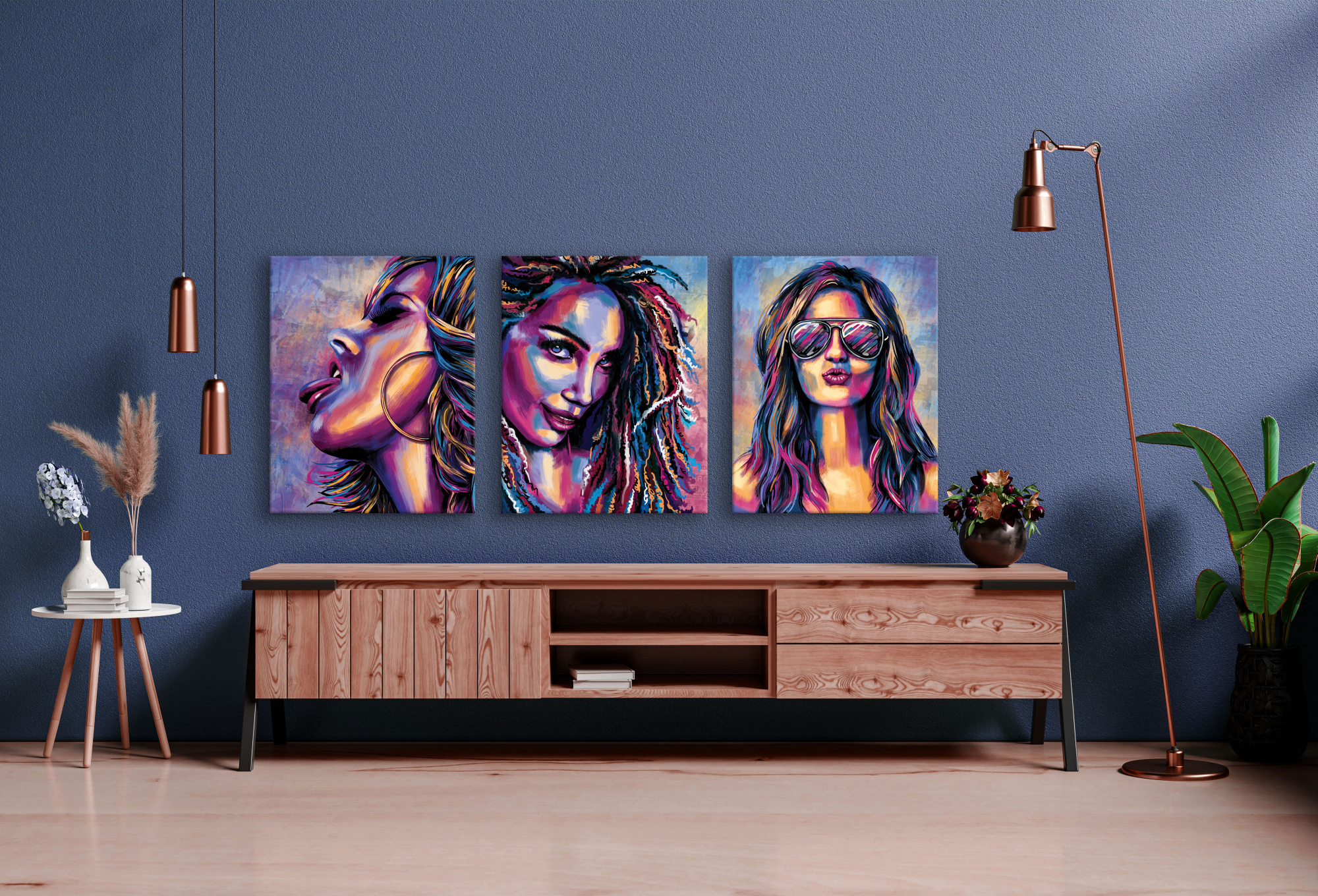 kt45-13984 Картина В свете огней-1 40х50 см.