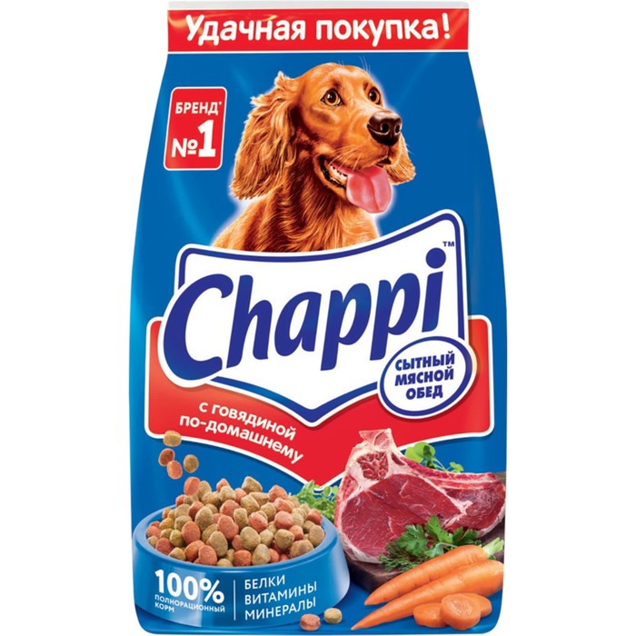 1180531 Сухой корм Chappi для собак с говядиной по-домашнему 15кг