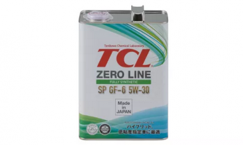 Масло моторное 5W30 API SP ILSAC GF-6 TCL Zero Line 4л синтетическое Япония