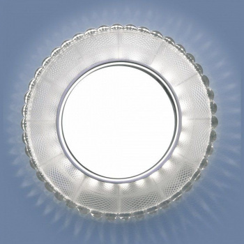 Светильник встраиваемый SL/WH зеркальный/белый 3035 GX53