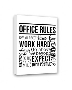 Картина "Office rules" 40*30 МТ-039