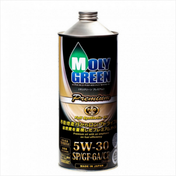Масло моторное 5W30 SP/GF-6A/CF Molygreen Premium 1л синтетическое