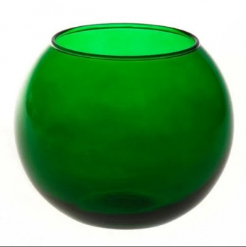 Ваза  для цветов окрашен. (h=102.5 мм) зелёная  Enjoy green
