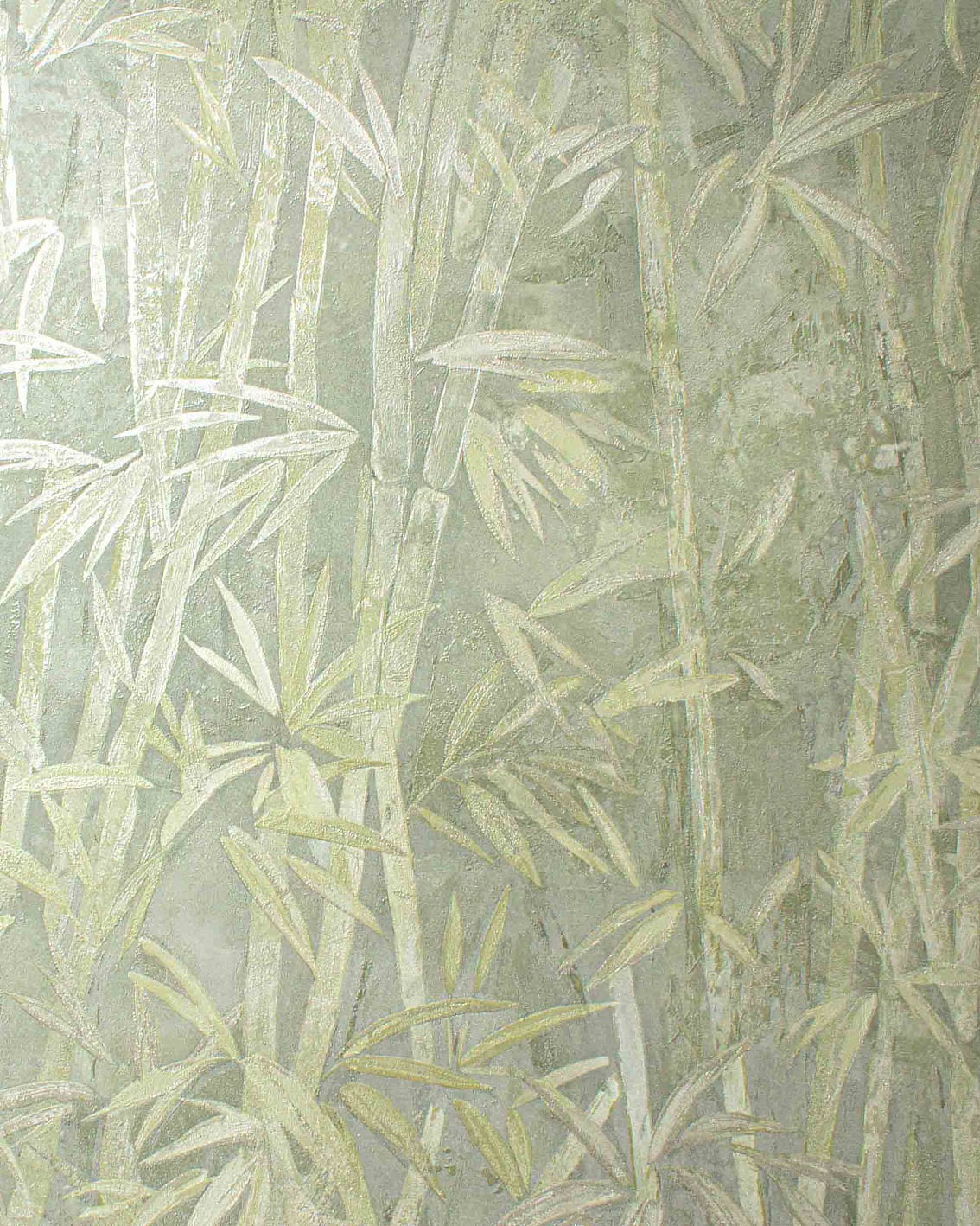 286119 Обои флизелиновые Sagano, мотив зеленый 1,06x10,05м