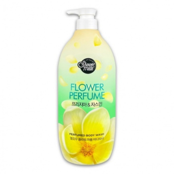Гель для душа парфюмированный с ароматом фрезии и жасмина Shower Mate Yellow Flower 900 г